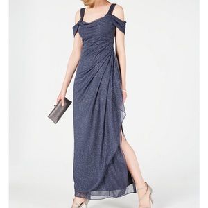 Alex Evenings Cold Shoulder Gown 12P